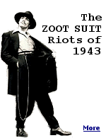 The riots in Los Angeles continued for several days, as soldiers and sailors roamed the streets grabbing anyone dressed in a zoot suit and beating them. Police stood by and let it happen, often arresting the victims.